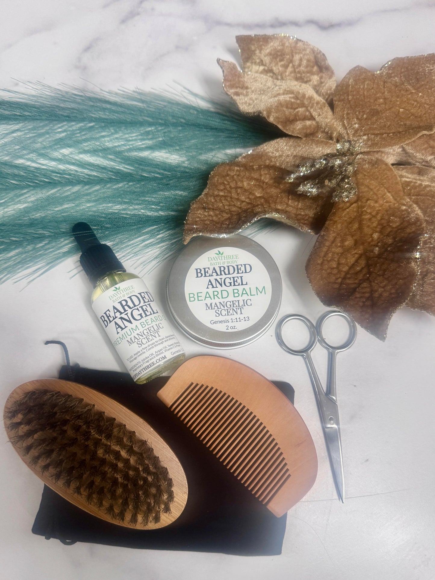 CLEARANCE BEARD CARE - BEARDED ANGEL COMPLETE GROOMING SET