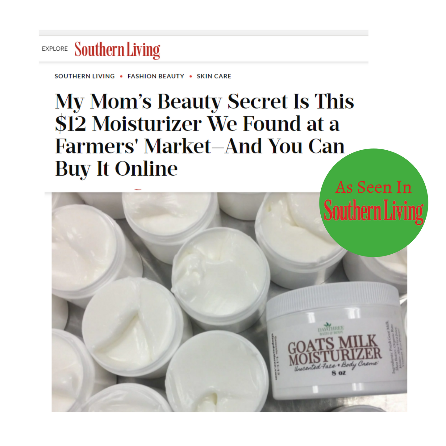 Goat Milk Moisturizer